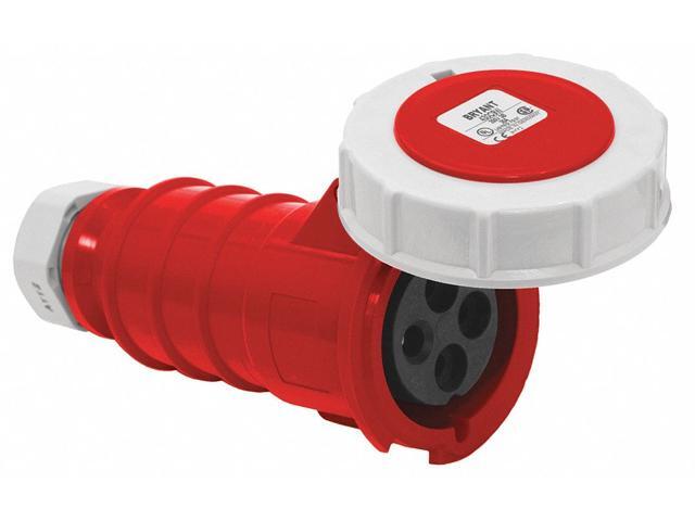 BRYANT BRY430C7W Watertight Pin & Sleeve Connector, 30 A, 480V AC, Three Phase,