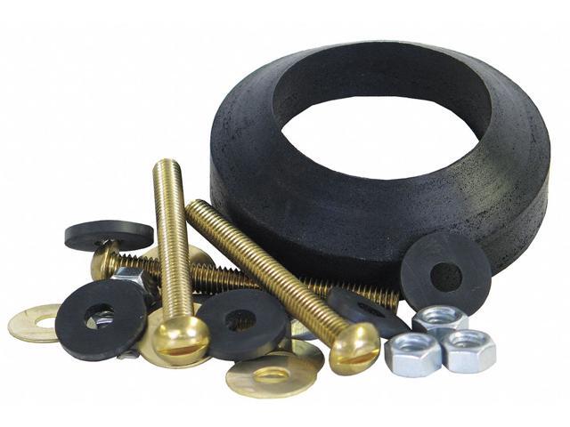 KISSLER & CO 68-7055 Tank to Bowl Kit, Brass/Rubber, Mansfield