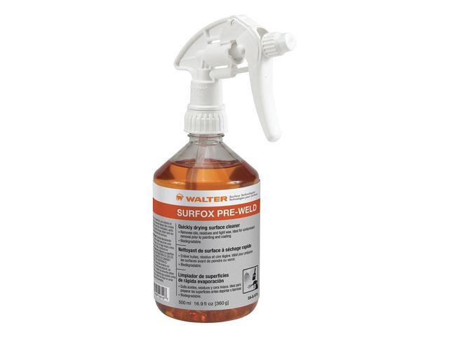 WALTER SURFACE TECHNOLOGIES 54A073 Light Surface Cleaner,500mL,Spray Bottle