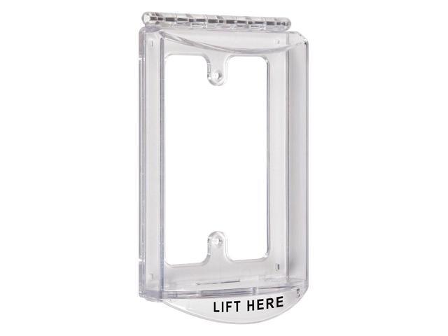 SAFETY TECHNOLOGY INTERNATIONAL STI-6519 Protective Cover, Polycarbonate, Flush