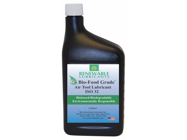 RENEWABLE LUBRICANTS 87461 Air Tool Lubricant, ISO 32, 32 Oz, H1