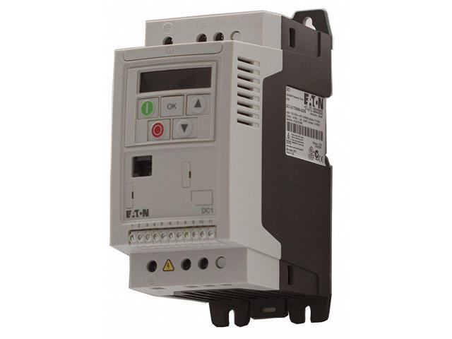 EATON DC1-S17D0NN-A20CE1 Variable Frequency Drive, 1/2 HP, 115VAC, Cutler-Hammer