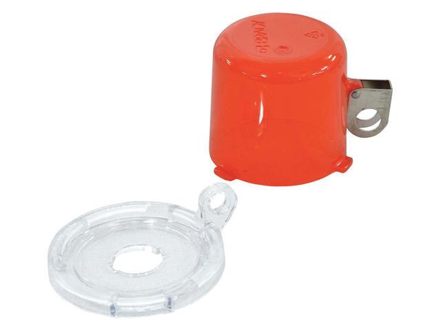 BRADY 134018 Push Button Lockout,16mm,Plastic