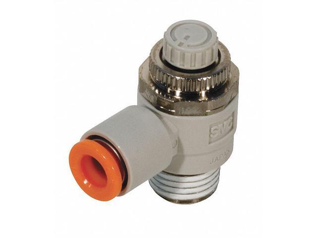 SMC AS2201F-N01-07S Speed Control Valve,1/4 In Tube,1/8 In