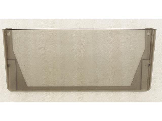 OIC 1-Pocket Plastic Wall File Smoke (21441)