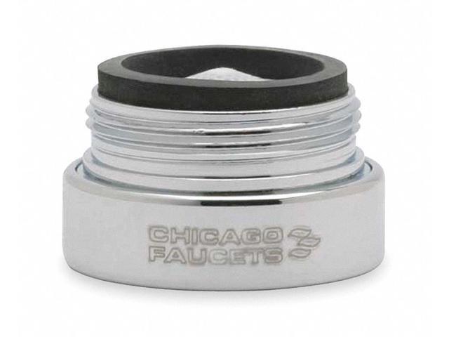 CHICAGO FAUCET E28JKABCP Econo-Flow Spray Outlet, Vandal Resistant