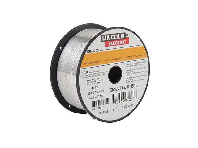 LINCOLN ELECTRIC KH513 MIG Welding Wire,4043,.030,Spool