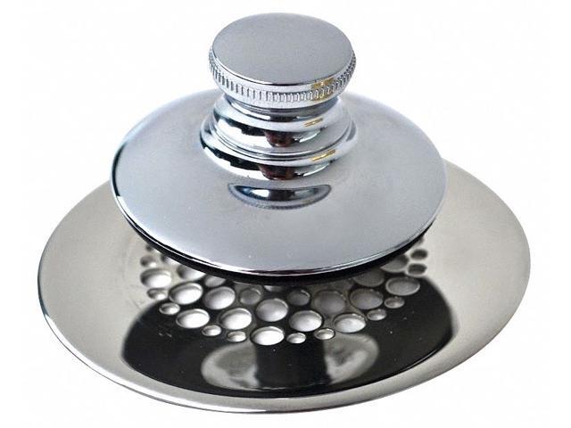 WATCO 48750-PP-CP-G Bathtub Stopper And Drain,Grid Strainer