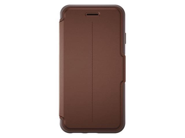 OtterBox Strada Carrying Case (Folio) for iPhone 6 Plus, iPhone 6S Plus - Dark Brown, Brown