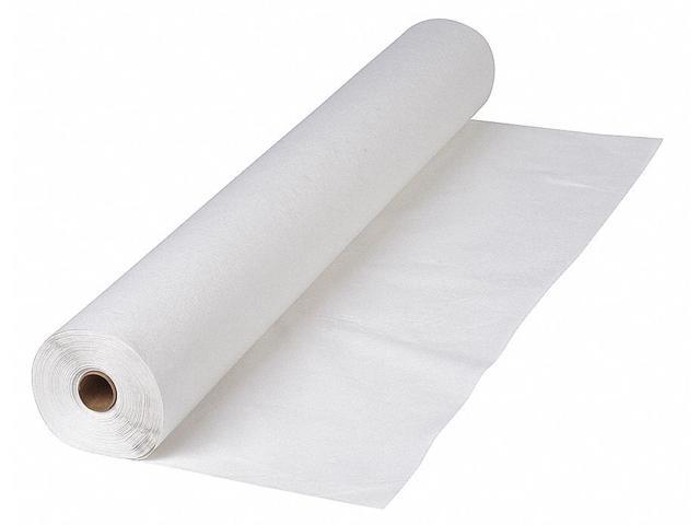 HOFFMASTER 114000 Table Cover,Plastic,40in. x300ft.,White