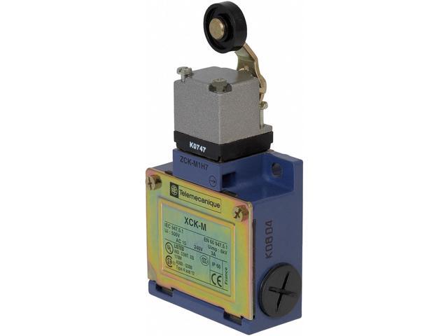 TELEMECANIQUE SENSORS XCKM115H7 Limit Switch, Roller Lever, Rotary, 1NC/1NO,