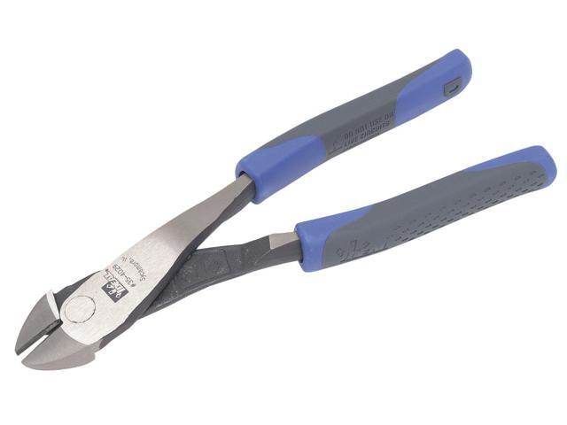 Pliers, Diagonal, w/Cutter, Blue/Gray, 8 In
