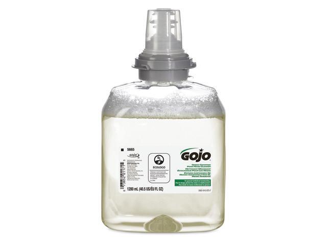 Gojo Unscented Foam Hand Soap, 1200mL Cartridge, Clear 5665-02