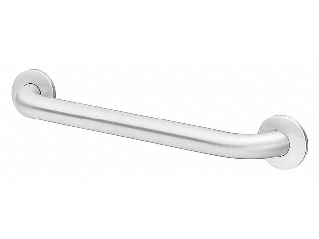BRADLEY 8120-001180 Concealed Wall Mount Grab Bar, Stainless Steel, Satin