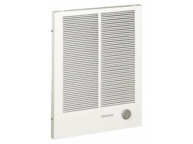 Broan 198 Wall Heater High Capacity White 2000/4000W 240VAC 1500/3000W 208VAC