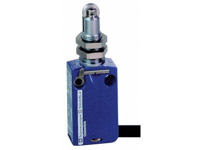 TELEMECANIQUE SENSORS XCMD21F2L1 Limit Switch, Plunger, Roller, 1NC/1NO, 6A @