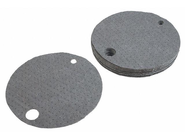 STARDUST SPILL PRODUCTS 25ECGDRUM Sorbent Pad, 9.4 gal, 22 in Dia., Universal,