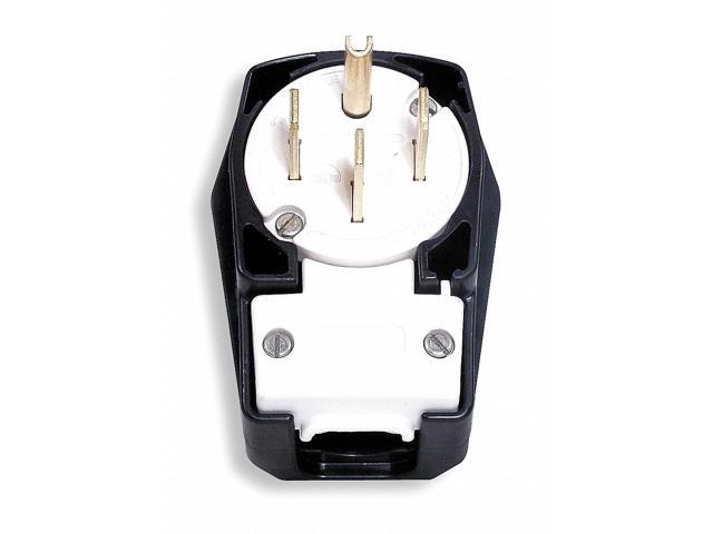 HUBBELL WIRING DEVICE-KELLEMS HBL9452C 4 Wire Industrial Angle Straight Blade