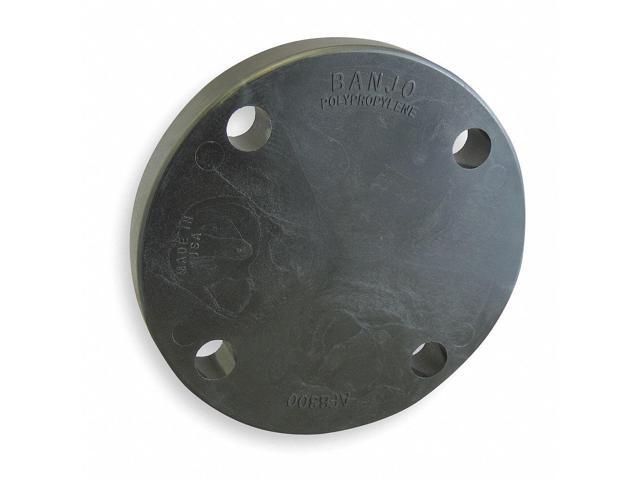 ZORO SELECT AFB300 Blind Flange, Polypropylene, 3', Class 150, 150 psi Max