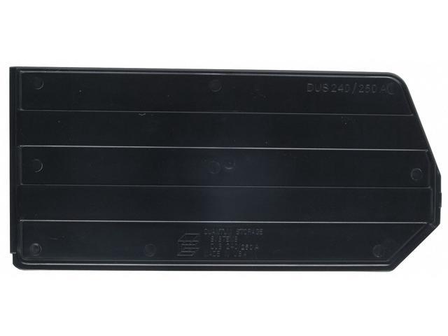 QUANTUM STORAGE SYSTEMS DUS240CO Plastic Divider, Black, 13 3/4 in L, 6 1/2 in