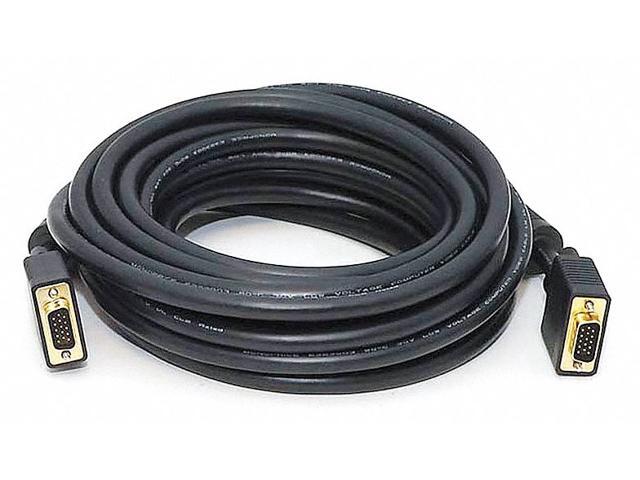 Monoprice Super VGA M/M Cable - 25 Feet With Ferrites For In-Wall Installation Gold Plated, CL2 Rated