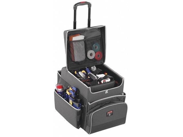 Rubbermaid Commercial Executive Quick Cart Small 14 1/4 x 16 1/2 x 17 Dark Gray