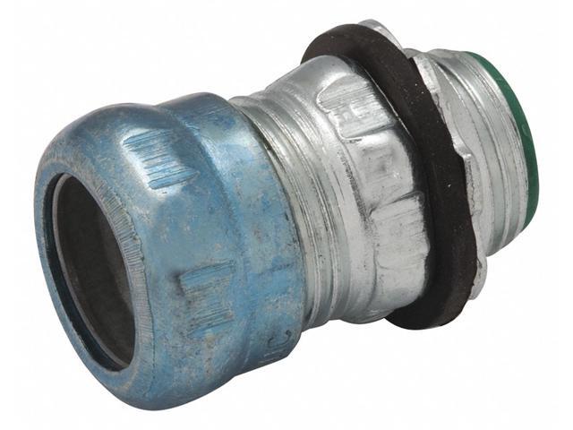 RACO 2918RT Compression Connector,2-13/32' L,Steel