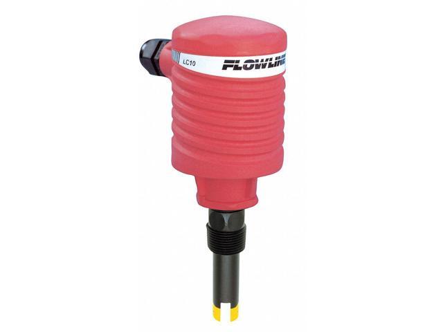 FLOWLINE AU13-1120 Ultrasonic Level Switch,Side Mt,Polypro