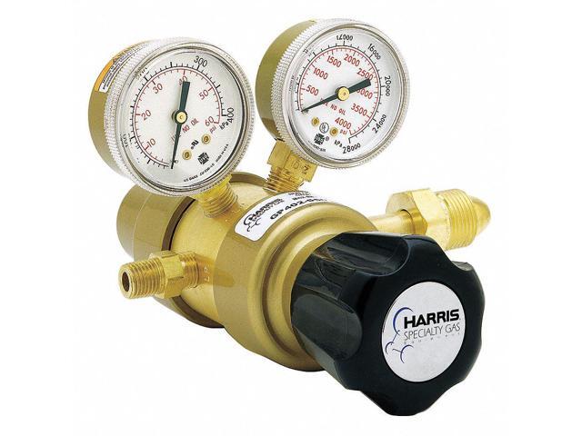 HARRIS KH1118 Specialty Gas Regulator, Industrial Air, Two Stage, 0.965'-14