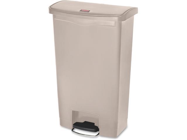 Rubbermaid Commercial Slim Jim Resin Step-On Container Front Step Style 18 gal
