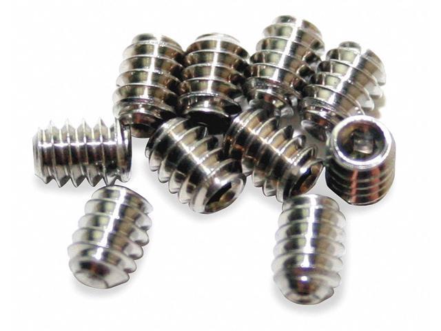 ACORN CONTROLS 0181-011-001 Set Screw, Chrome Plated Stainless Steel