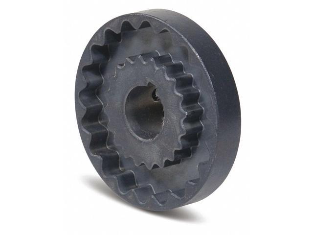 TB WOODS 3J38 Sure-Flex Sleeve Coupling Flange, 3J, Bore 3/8'