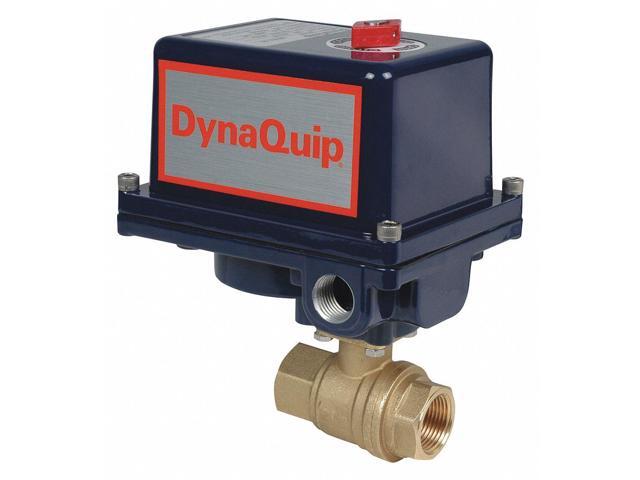 DYNAQUIP CONTROLS EHH23ATE20H 1/2' FNPT Brass Electronic Ball Valve 2-Way