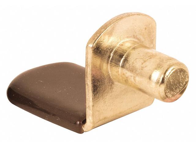 PRIMELINE TOOLS U 10184 Shelf Support Peg, 1/4 in. Diameter Brass Plated Steel