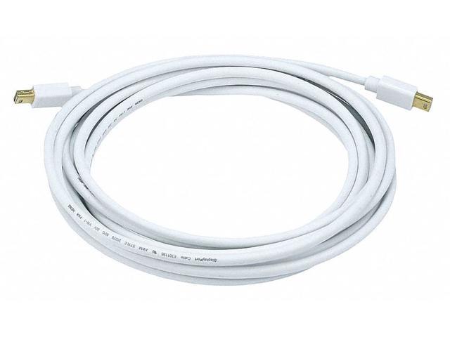 Monoprice 15Ft 32Awg Mini Displayport Cable - White