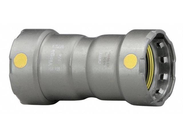Viega MegaPressG 6615 Carbon Steel Coupling With Stop, 1-1/2'