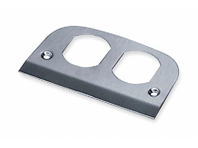 HUBBELL WIRING DEVICE-KELLEMS SS309D Box Cover, Floor Box Type, 2 Gang,