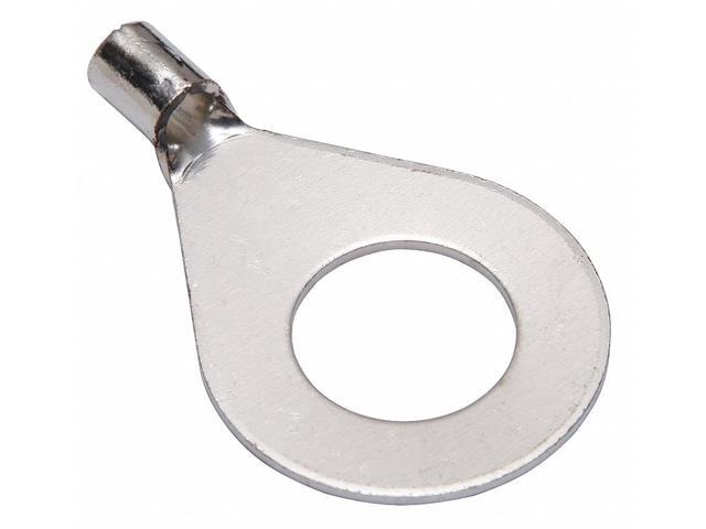 BURNDY YAD8CM16E58 One-Hole Compression Lug, 8 AWG Max, 5/8 in Stud, Long