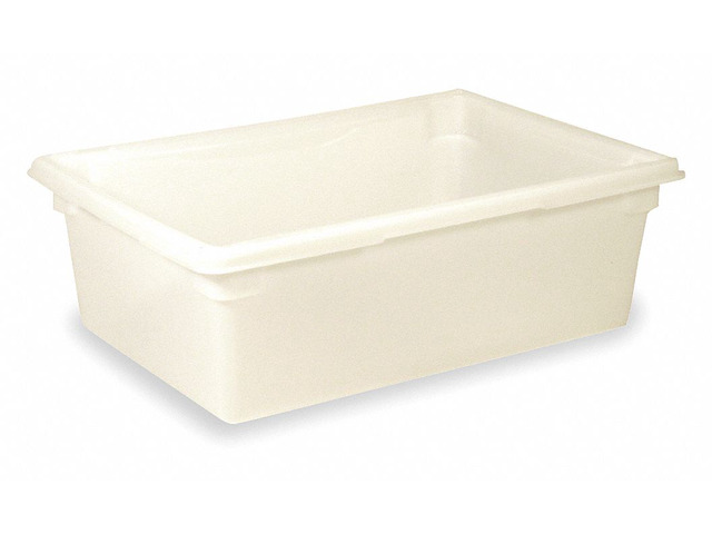 Rubbermaid Commercial RCP 3500 WHI Food/Tote Boxes, 12.50 gal., White