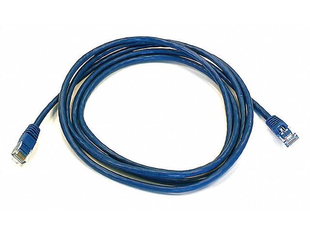 Monoprice Cat6 Ethernet Patch Cable - 7 Feet - Blue Network Internet Cord - RJ45, Stranded, 550Mhz, UTP, Pure Bare Copper Wire, 24AWG