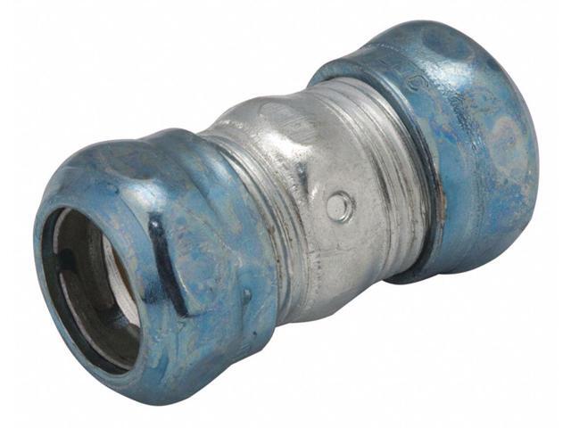 Raco 1' EMT Compression Coupling, Rain Tight, 2-21/64' Overall Length 2924RT