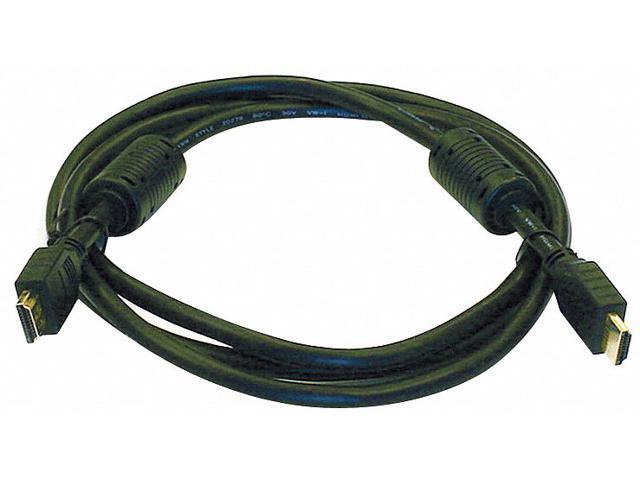 Monoprice HDMI Cable - 6 Feet - Black High Speed, 4K@60Hz, HDR, 18Gbps, YUV 4:4:4, 28AWG, Compatible with UHD TV and More - Select Series