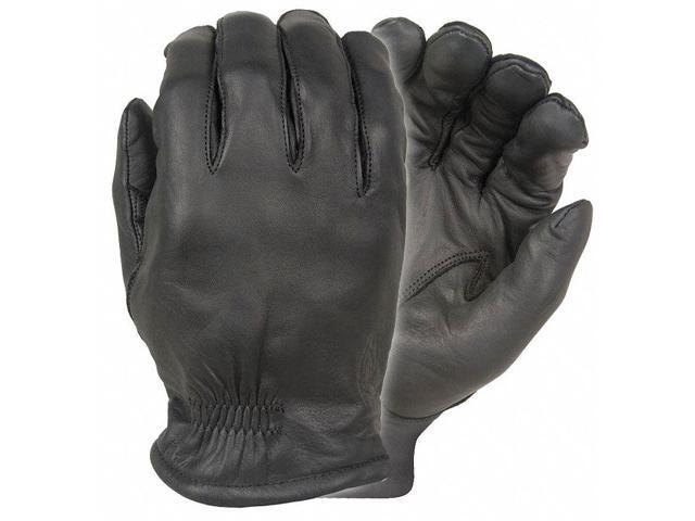DAMASCUS GEAR DFS2000MED Law Enforcement Glove, Cowhide Leather Palm, 7'