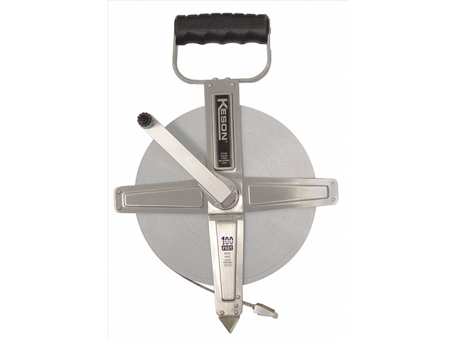 Keson Long Tape Measure,3/8 In x 100 ft,Steel HAWA SNR18100