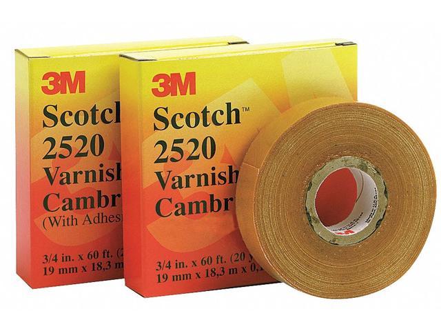 Photos - Other Power Tools 3M 2520-3/4X36YD Varnished Cotton Cambric Electrical Tape 2520, Scotch, 3/ 