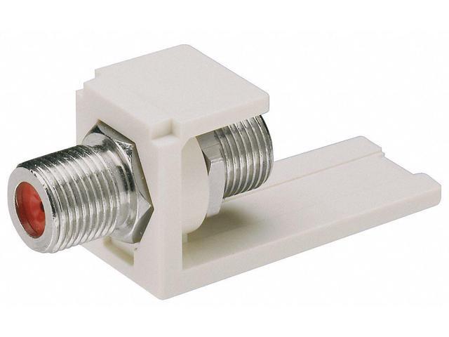 PANDUIT CMFWH Mini-Com F-Type Coupler,White