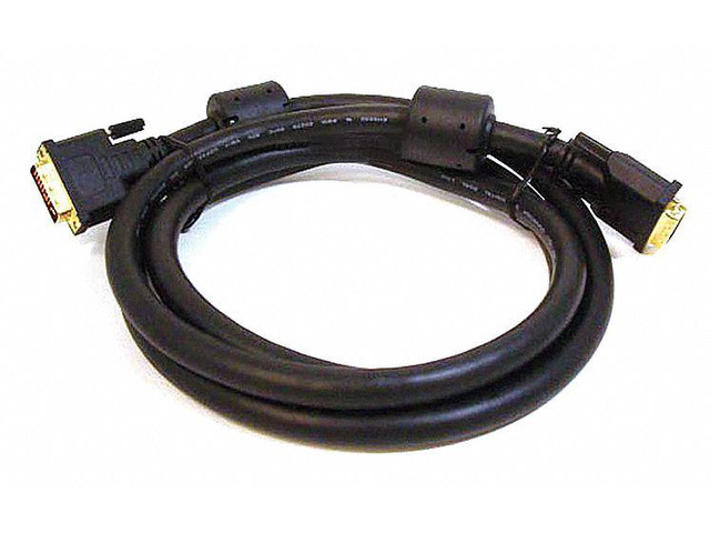Monoprice DVI-D Video Cable - 6 Feet - Black 24AWG CL2 Dual Link 9.9 Gbps