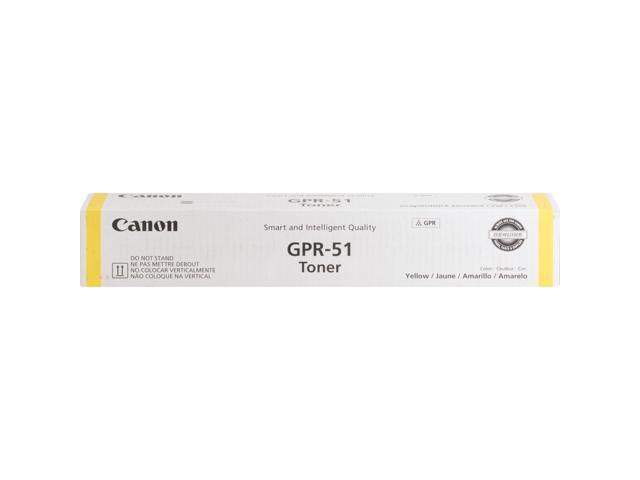 Canon GPR-51 8519B003 ImageRunner Advance C250 C255 C256 C350 C355 C356 Toner Cartridge (Yellow) in Retail Packaging
