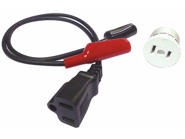 WESTWARD 23V747 Alligator Plug/Lighting Adapter