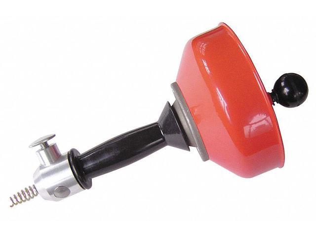 WESTWARD 6ATY1 Drain Cleaner, Manual/Power, 5/16In x 25Ft